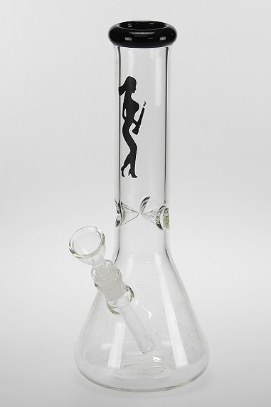 Lady Bong von Jelly Joker aus Glas, Höhe ca. 32 cm, Wandstärke 5 mm